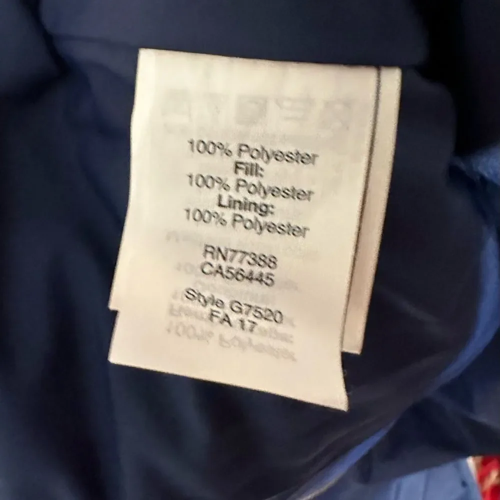 J. Crew Blue Puffer Vest
